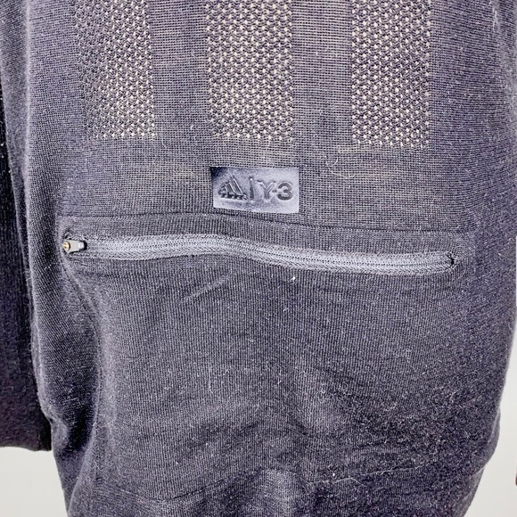 Adidas Y-3 Brand Ribbed Merino Longsleeve Turtleneck Sweater. Incredible deal! - Picture 4 of 6